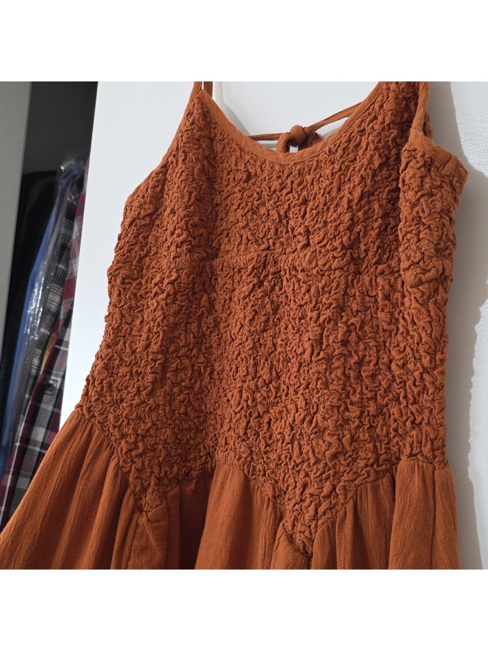 Free People Pumpkin Maxi Dress Boho size Medium - Picture 6 of 8